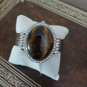 Tigers Eye Cuff Watch